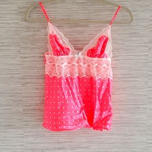 Victoria's Secret polka dot cami set